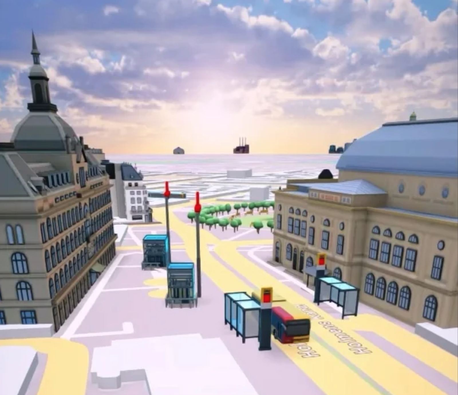 Birdwire 3D Copenhagen map